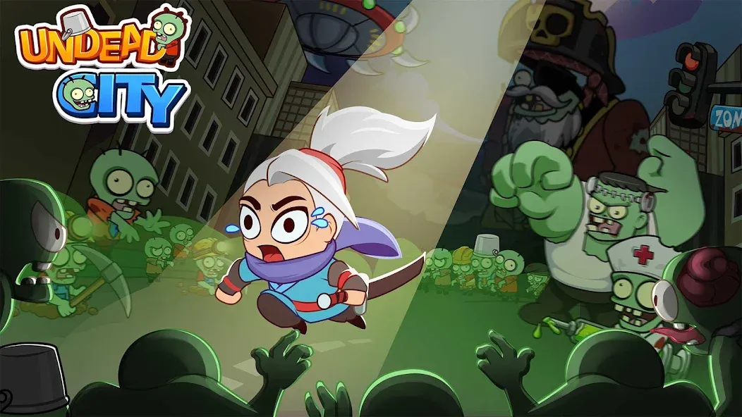 Undead City: Zombie Survivor (Андед Сити)  [МОД Много денег] Screenshot 1