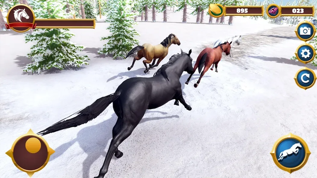 Virtual Horse Family Simulator  [МОД Много денег] Screenshot 4