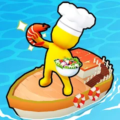 Взломанная Sea Restaurant - Travel Tycoon (Си Ресторан)  [МОД Все открыто] - стабильная версия apk на Андроид