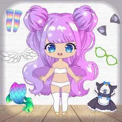 Взлом Chibi Dress Up Games for Girls  [МОД Много денег] - полная версия apk на Андроид