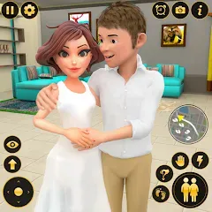 Скачать взломанную The Mother Sim Life Mom Games  [МОД Много монет] - стабильная версия apk на Андроид