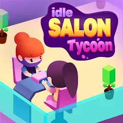 Скачать взломанную Idle Beauty Salon Tycoon (Айдл Бьюти Салон Тайкун)  [МОД Mega Pack] - последняя версия apk на Андроид