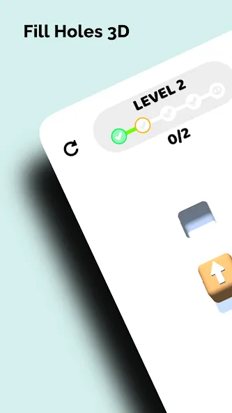 Fill Holes 3D (Фил Хоулс 3Д)  [МОД Бесконечные деньги] Screenshot 1