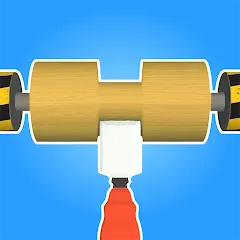 Скачать взлом Lathe 3D: Wood Carving Offline (Токарный станок 3D)  [МОД Mega Pack] - последняя версия apk на Андроид