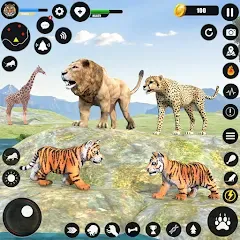 Взломанная Tiger Simulator Animal Games (Тигровый симулятор  игры с животными)  [МОД Unlimited Money] - стабильная версия apk на Андроид