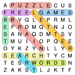 Взломанная Word Search: Word Find (Ворд Срч)  [МОД Все открыто] - стабильная версия apk на Андроид