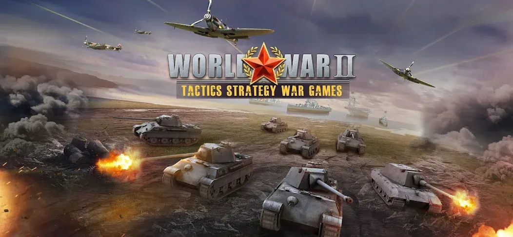 World War 2: Strategy Games (Вторая мировая война)  [МОД Mega Pack] Screenshot 1