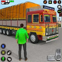 Взломанная Indian Truck Drive Truck Games (Индийский грузовой симулятор)  [МОД Меню] - полная версия apk на Андроид
