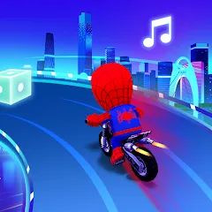 Взлом Beat Racing:Car&Music game (Бит Кар Гонки игра музыки )  [МОД Меню] - полная версия apk на Андроид