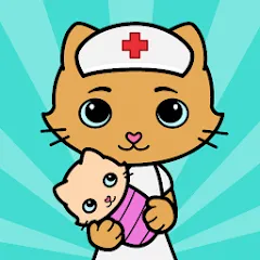 Взломанная Yasa Pets Hospital (Яса Петс Хоспитал)  [МОД Mega Pack] - полная версия apk на Андроид