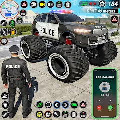 Взлом Police Monster Truck Car Games  [МОД Все открыто] - последняя версия apk на Андроид