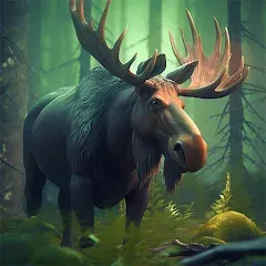 Скачать взломанную The Moose - Animal Simulator (Зе Мус)  [МОД Все открыто] - полная версия apk на Андроид