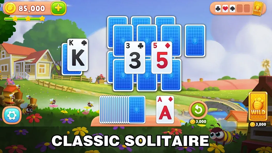 Solitaire Farm: Card Games (Соляр Фарм)  [МОД Unlocked] Screenshot 1