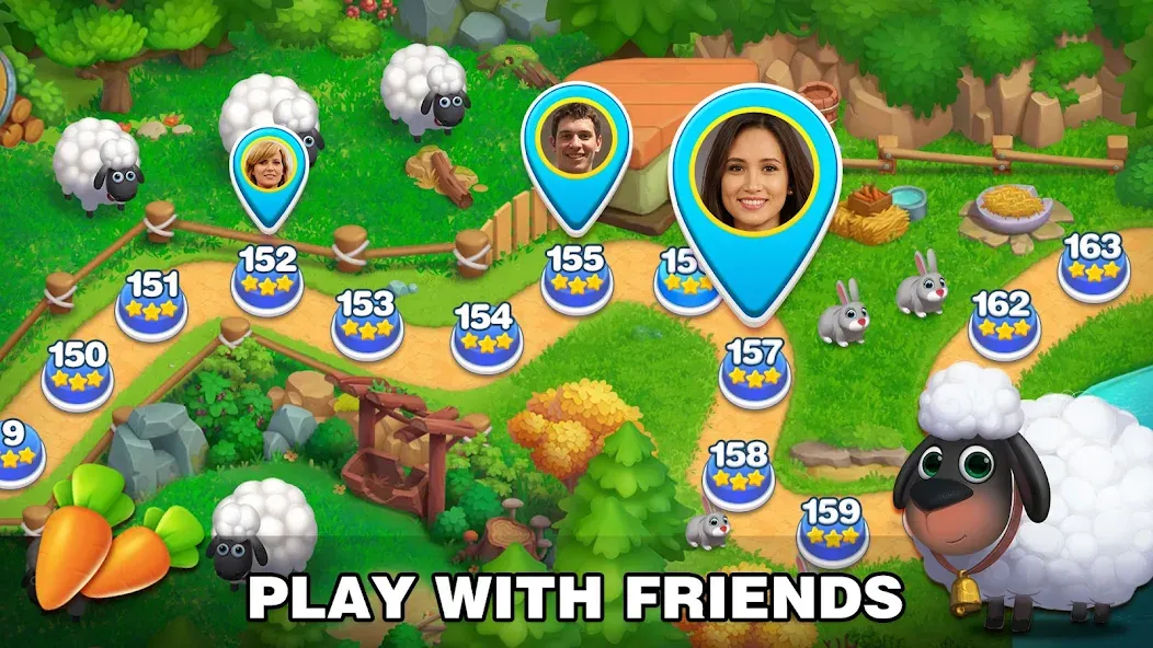 Solitaire Farm: Card Games (Соляр Фарм)  [МОД Unlocked] Screenshot 4