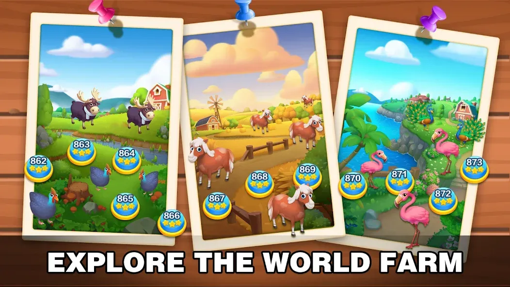 Solitaire Farm: Card Games (Соляр Фарм)  [МОД Unlocked] Screenshot 5