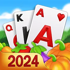 Взломанная Solitaire Farm: Card Games (Соляр Фарм)  [МОД Unlocked] - последняя версия apk на Андроид