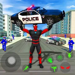 Взломанная Spider Miami Rope Hero Ninja  [МОД Меню] - полная версия apk на Андроид