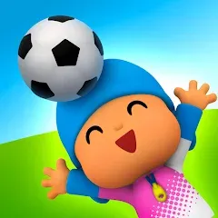 Взломанная Talking Pocoyo Football  [МОД Бесконечные монеты] - полная версия apk на Андроид