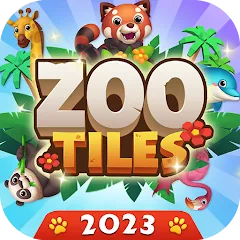 Скачать взлом Zoo Tile - Match Puzzle Game (Зу Тайл)  [МОД Меню] - полная версия apk на Андроид