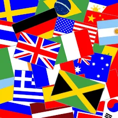 Скачать взломанную The Flags of the World Quiz  [МОД Все открыто] - последняя версия apk на Андроид