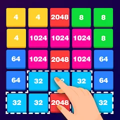 Скачать взломанную 2248 Number block puzzle 2048 (Две тысячи двести сорок восемь)  [МОД Unlocked] - полная версия apk на Андроид