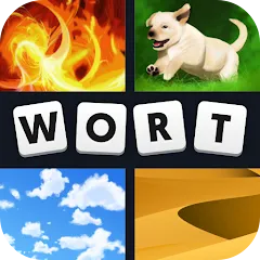 Взлом 4 Bilder 1 Wort (Картинки 1 Слово)  [МОД Mega Pack] - полная версия apk на Андроид