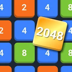 Скачать взломанную 2048: Puzzle Game! Merge Block (Две тысячи сорок восемь)  [МОД Бесконечные деньги] - последняя версия apk на Андроид