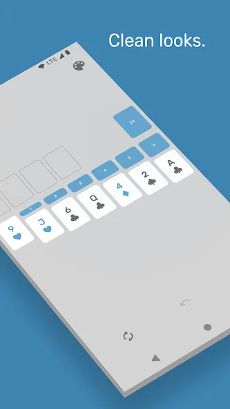 Solitaire - The Clean One (Солитер)  [МОД Много монет] Screenshot 2