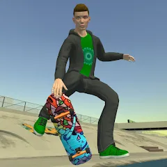 Скачать взломанную Skateboard FE3D 2 (Скейтборд 3D 2)  [МОД Меню] - стабильная версия apk на Андроид