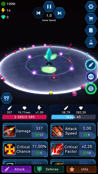 Epic Rush - Idle Tower Defense (Эпик Раш)  [МОД Mega Pack] Screenshot 1