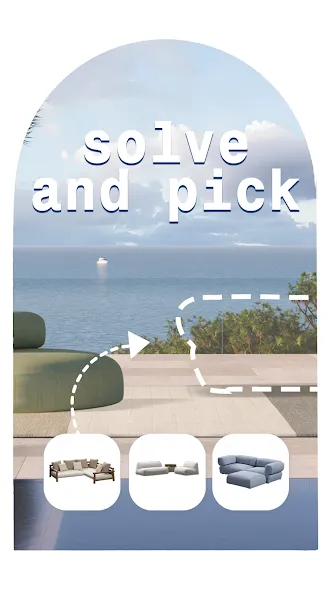 Design League! Redecor Puzzle (Хоум Дизайн)  [МОД Бесконечные монеты] Screenshot 5