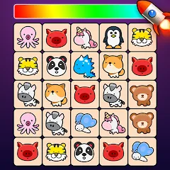 Скачать взлом Match Animal - Match Game (Матч Зверь Матч Игра)  [МОД Unlimited Money] - последняя версия apk на Андроид