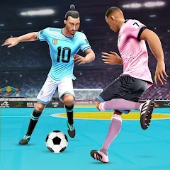 Скачать взлом Indoor Futsal: Football Games (Индор Футзал)  [МОД Unlocked] - последняя версия apk на Андроид