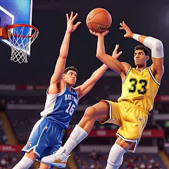 Взломанная Dunk Smash: Basketball Games (Баскетбольные игры)  [МОД Бесконечные деньги] - полная версия apk на Андроид