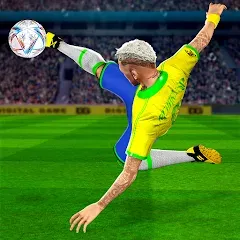 Скачать взломанную Play Football: Soccer Games (тар Футбол 23)  [МОД Unlocked] - последняя версия apk на Андроид