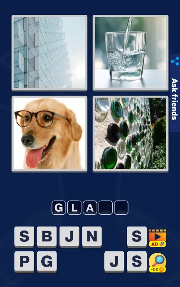 4 Pics 1 Word Quiz Game  [МОД Unlimited Money] Screenshot 1