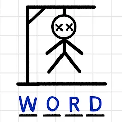 Скачать взломанную Hangman Words:Two Player Games  [МОД Много денег] - стабильная версия apk на Андроид