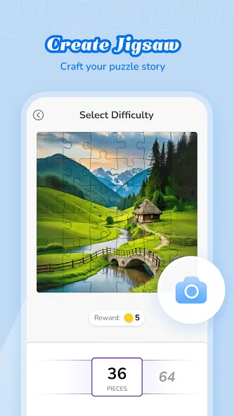 Fantasy Jigsaw - HD Puzzle (Фэнтези Пазл)  [МОД Бесконечные монеты] Screenshot 5