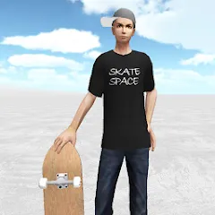 Взломанная Skate Space (Скейт Спейс)  [МОД Бесконечные монеты] - полная версия apk на Андроид