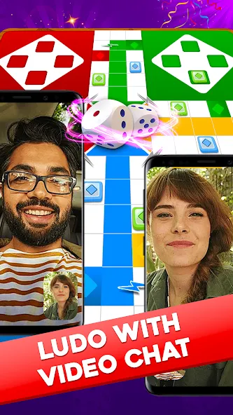 Ludo Lush-Game with Video Call (Людо Луш)  [МОД Меню] Screenshot 1