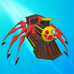 Взлом Merge Spider Train  [МОД Много денег] - последняя версия apk на Андроид