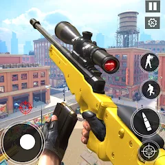 Скачать взломанную Code of Sniper 3D Gun Shooting  [МОД Бесконечные монеты] - последняя версия apk на Андроид