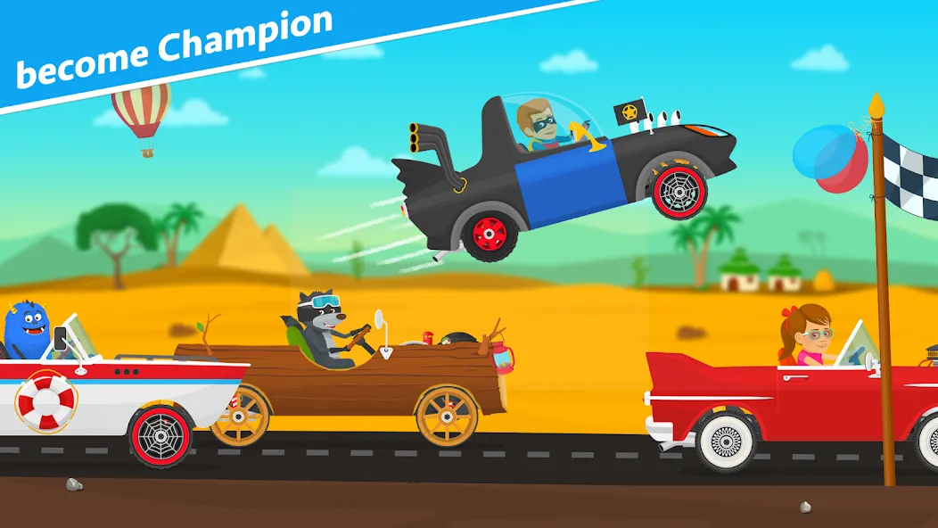 Racing car games for kids 2-5  [МОД Все открыто] Screenshot 3