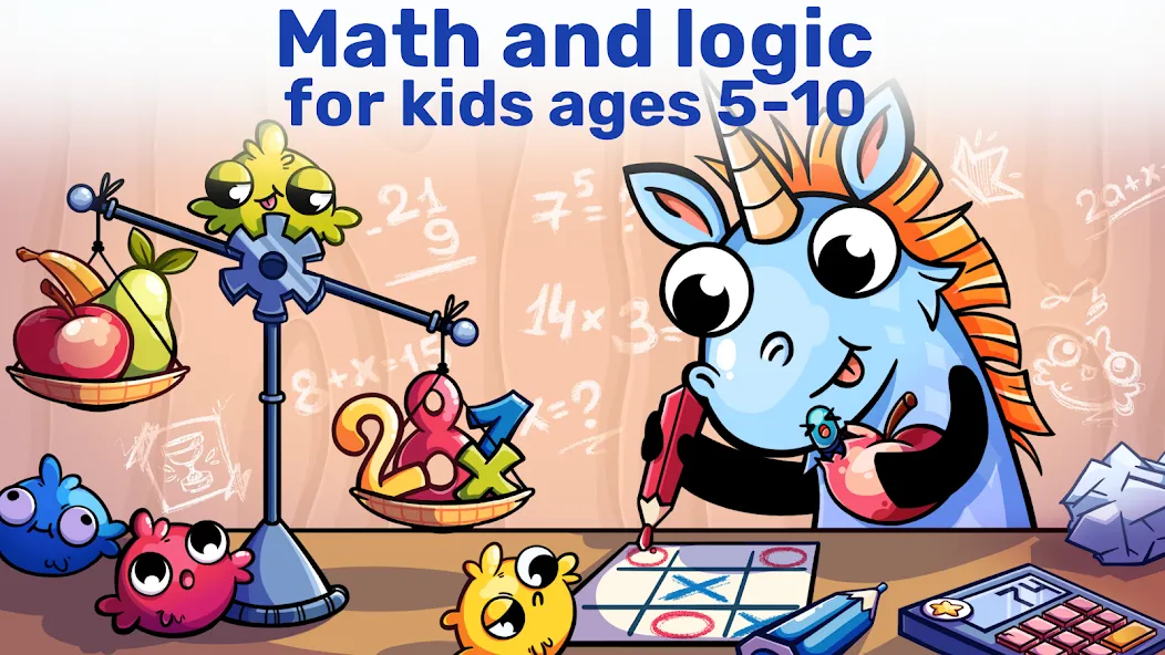 Math&Logic games for kids  [МОД Menu] Screenshot 1