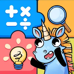 Взломанная Math&Logic games for kids  [МОД Menu] - полная версия apk на Андроид