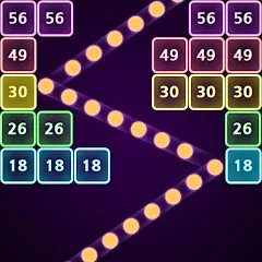 Взлом Neon bricks  [МОД Много монет] - полная версия apk на Андроид