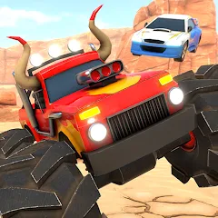 Взломанная Crash Drive 3: Car Stunting (Крэш Драйв 3)  [МОД Бесконечные монеты] - полная версия apk на Андроид