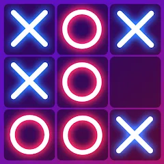 Взлом Tic Tac Toe 2 Player: XO Game (Тик Так Тоу 2 игрока)  [МОД Бесконечные монеты] - стабильная версия apk на Андроид