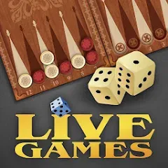 Скачать взломанную Backgammon LiveGames online  [МОД Бесконечные монеты] - последняя версия apk на Андроид