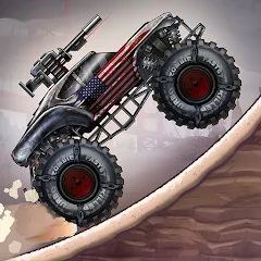 Взломанная Zombie Hill Racing: Earn Climb (Зомби Хилл Рейсинг)  [МОД Все открыто] - полная версия apk на Андроид